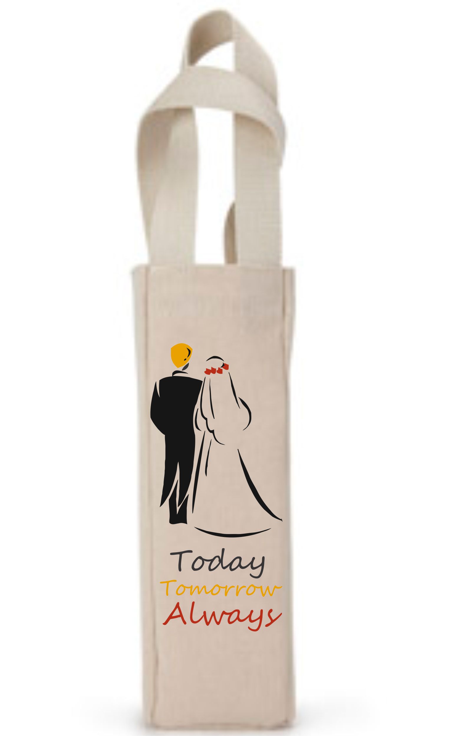 Custom Drawstring Wine Bags For Wedding Favors: Custom Screen ...