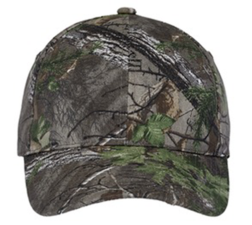 Pigment-Dyed Camouflage Caps