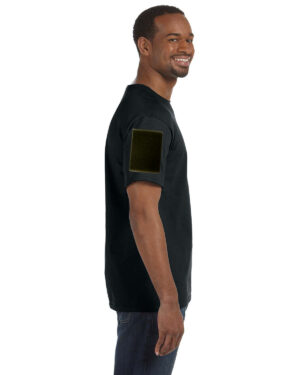 Shirts With Velcro Sleeves Black