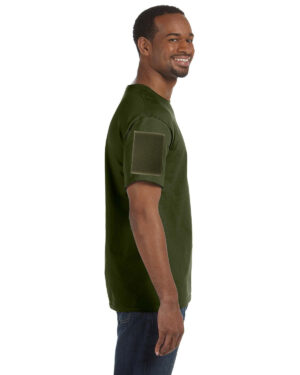 Shirts With Velcro Sleeves Military Green