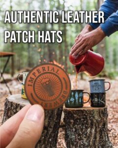 Authentic Leather Patch Hats